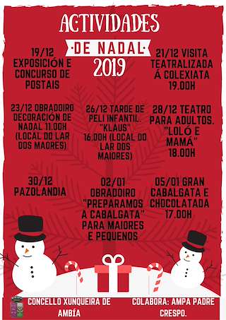 Programa de Nadal - Cabalgata de Reis en Xunqueira de Ambía