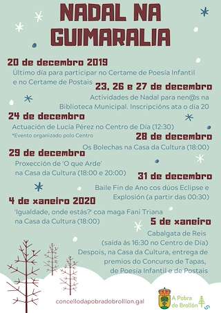 Programa de Nadal - Cabalgata de Reis en A Pobra do Brollón