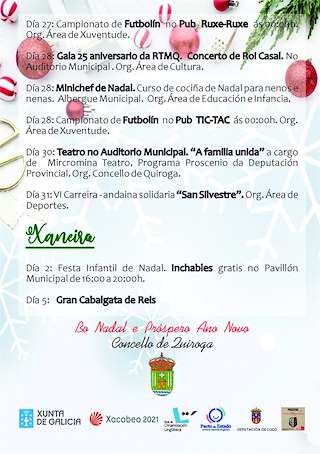 Programa Nadal - Cabalgata de Reis en Quiroga