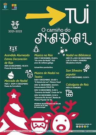 Fechas, información, programa, cartel, imágenes, mapa y ubicación de Programa de Nadal - Cabagata dos Reis Magos  en  Tui