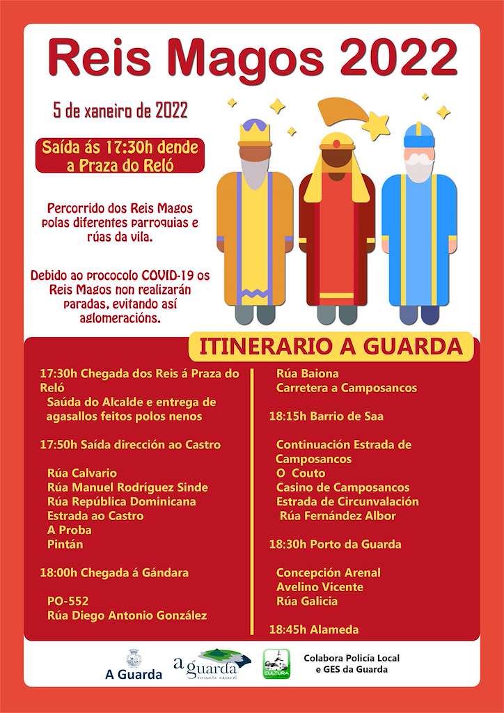 Programa de Nadal - Cabalgata de Reis en A Guarda