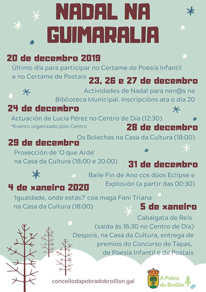 Programa de Nadal - Cabalgata de Reis en A Pobra do Brollón