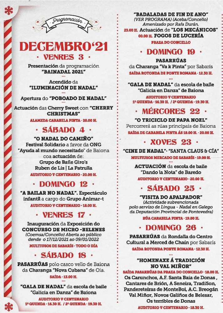 Programa de Nadal - Cabalgata de Reis en Baiona