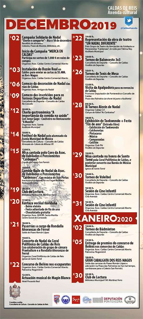 Programa de Nadal - Cabalgata de Reis en Caldas de Reis