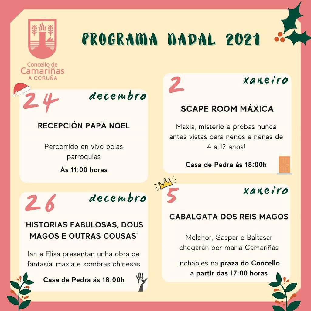Programa de Nadal - Cabalgata de Reis en Camariñas