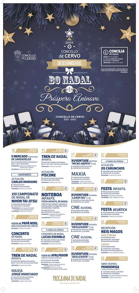 Programa de Nadal - Cabalgata de Reis  en Cervo