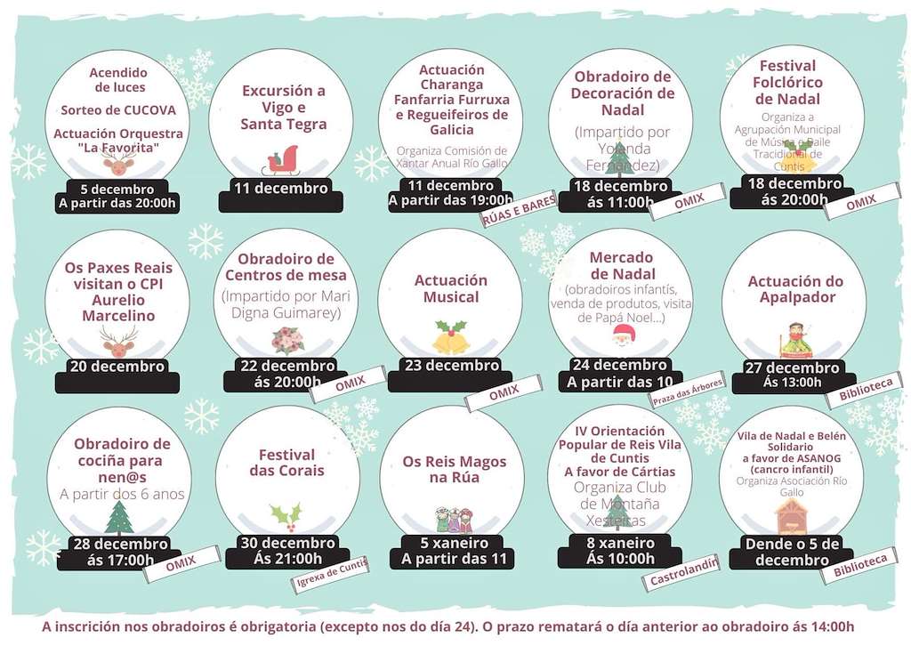 Programa de Nadal - Cabalgata de Reis en Cuntis