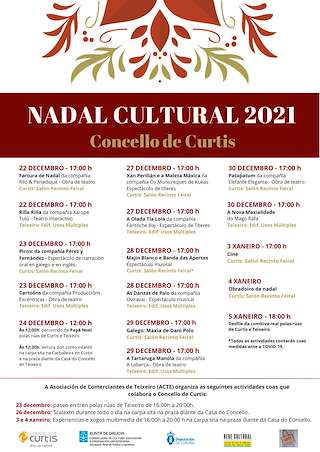 Fechas, información, programa, cartel, imágenes, mapa y ubicación de Programa de Nadal - Cabalgata de Reis  en  Curtis