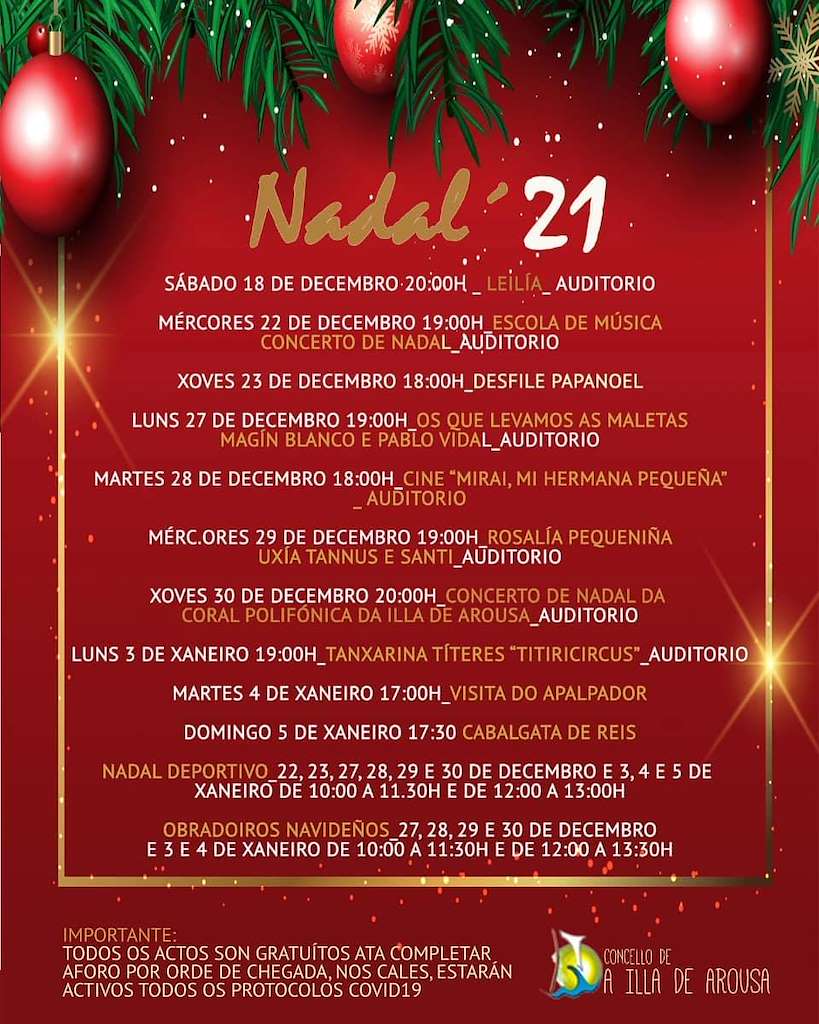 Programa de Nadal - Cabalgata de Reis  en Illa de Arousa