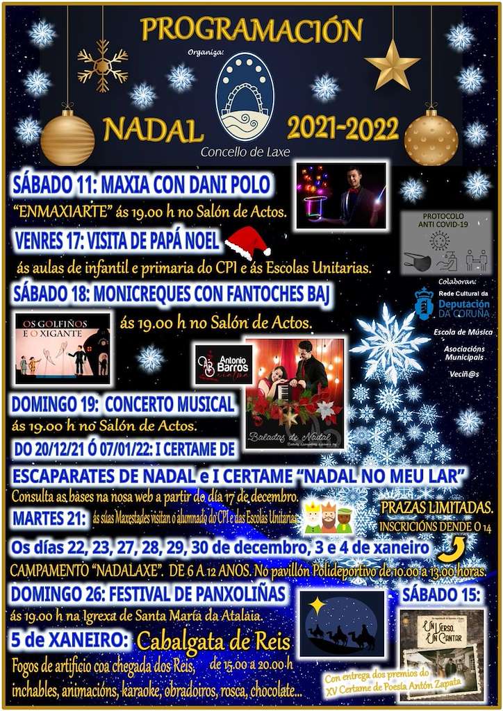 Programa de Nadal - Cabalgata de Reis en Laxe