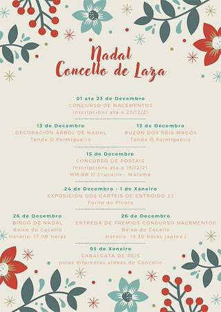 Fechas, información, programa, cartel, imágenes, mapa y ubicación de Programa de Nadal - Cabalgata de Reis  en  Laza