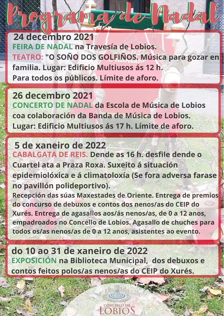 Programa de Nadal - Cabalgata de Reis en Lobios