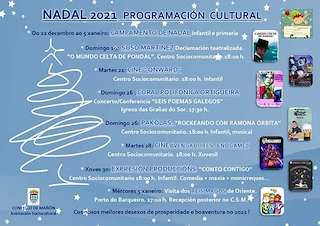 Fechas, información, programa, cartel, imágenes, mapa y ubicación de Programa de Nadal - Cabalgata de Reis  en  Mañón