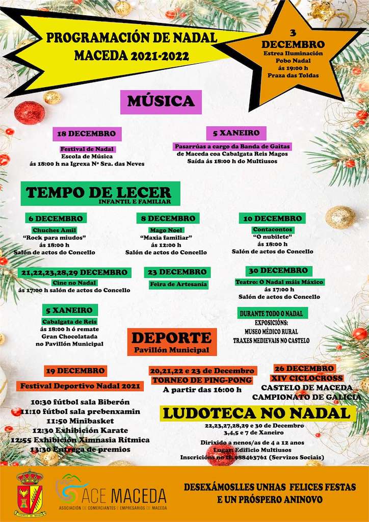 Programa de Nadal - Cabalgata de Reis en Maceda
