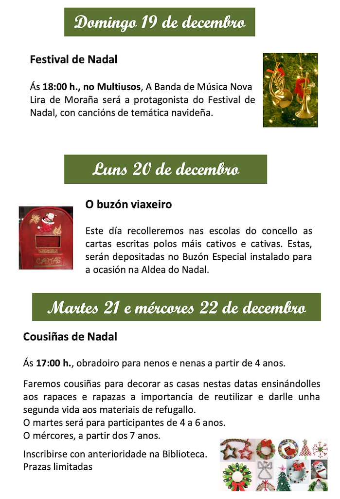 Programa de Nadal - Cabalgata de Reis en Moraña