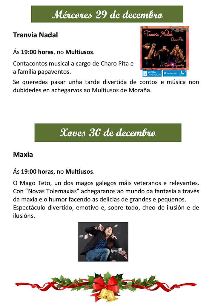 Programa de Nadal - Cabalgata de Reis en Moraña