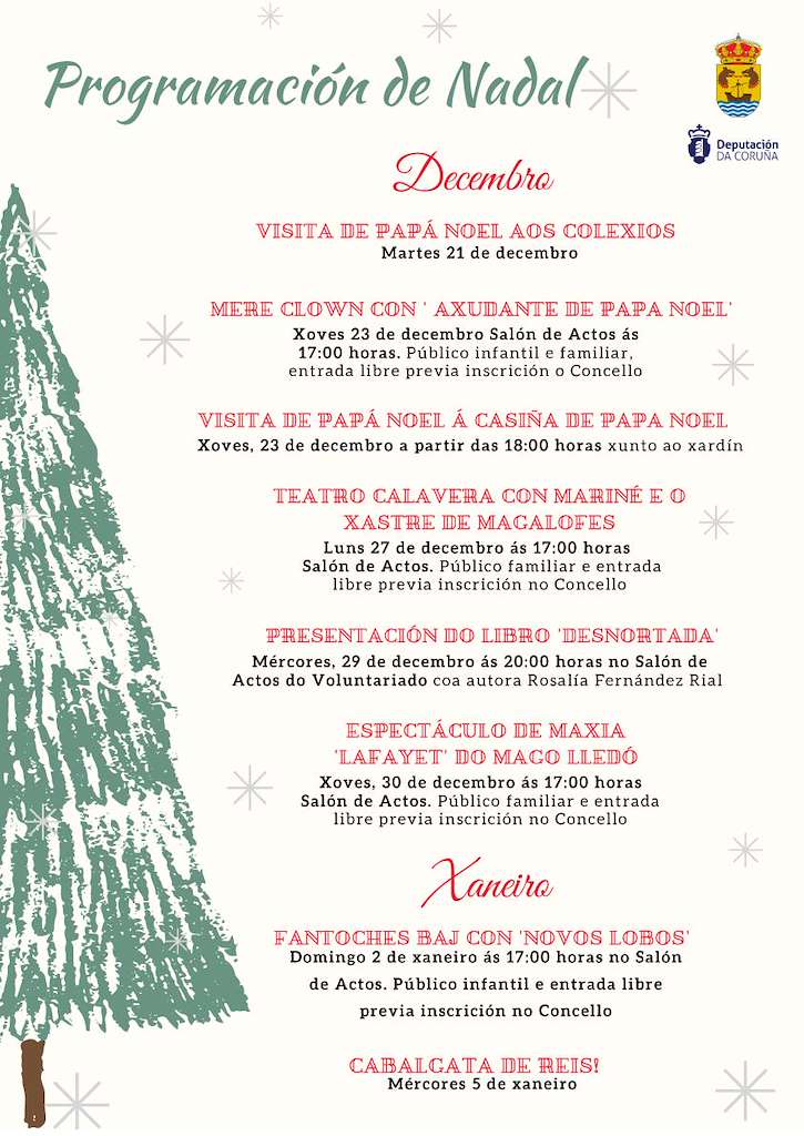 Programa de Nadal - Cabalgata de Reis en Muxía
