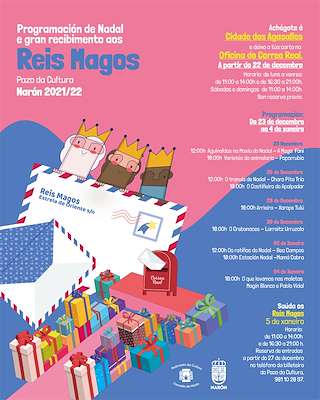 Fechas, información, programa, cartel, imágenes, mapa y ubicación de Programa de Nadal - Cabalgata de Reis  en  Narón