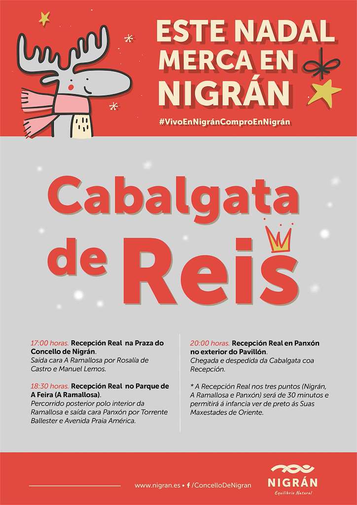 Programa de Nadal - Cabalgata de Reis en Nigrán