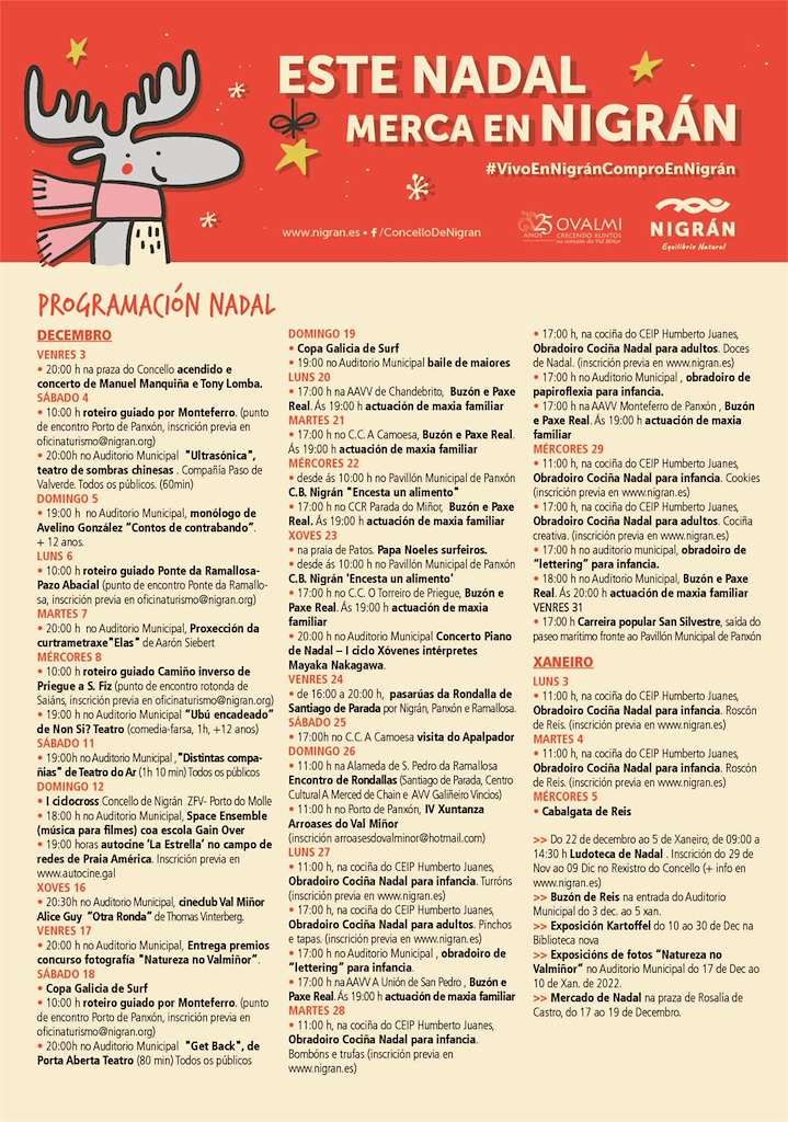 Programa de Nadal - Cabalgata de Reis en Nigrán