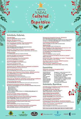 Fechas, información, programa, cartel, imágenes, mapa y ubicación de Programa de Nadal - Cabalgata de Reis  en  O Carballiño