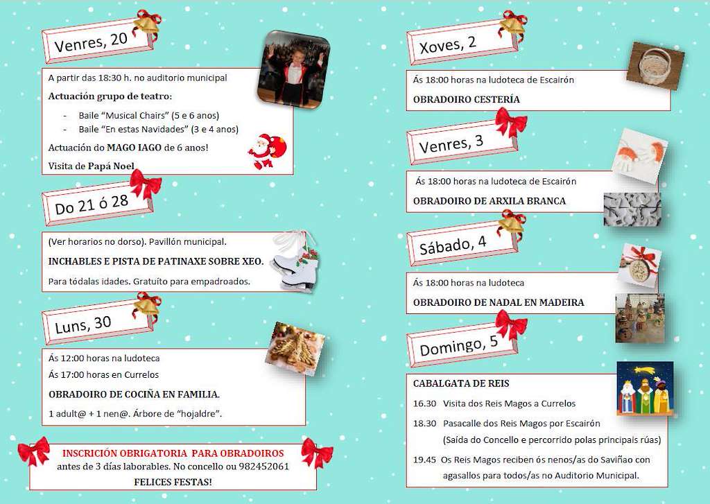 Programa de Nadal - Cabalgata de Reis en O Saviñao