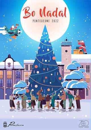 Fechas, información, programa, cartel, imágenes, mapa y ubicación de Programa de Nadal - Cabalgata de Reis  en  Pontedeume