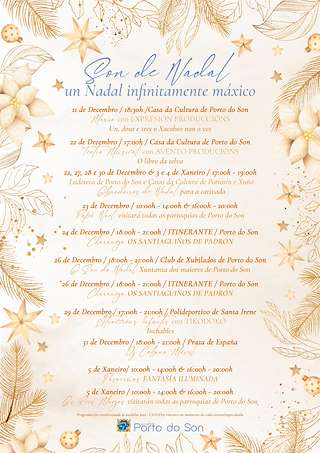 Fechas, información, programa, cartel, imágenes, mapa y ubicación de Programa de Nadal - Cabalgata de Reis   en  Porto do Son