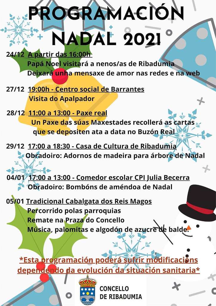 Programa de Nadal - Cabalgata de Reis en Ribadumia