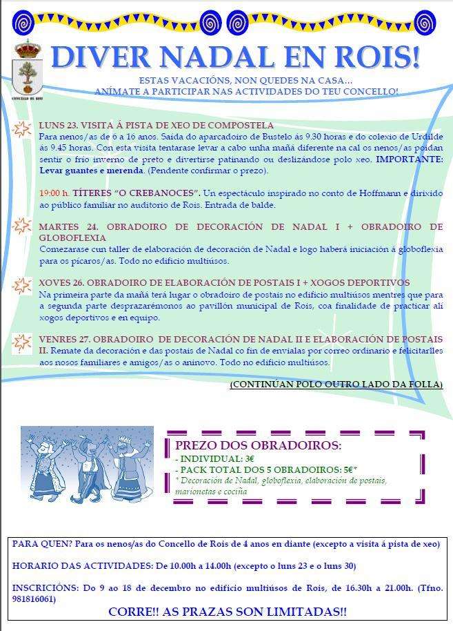 Programa de Nadal - Cabalgata de Reis  en Rois