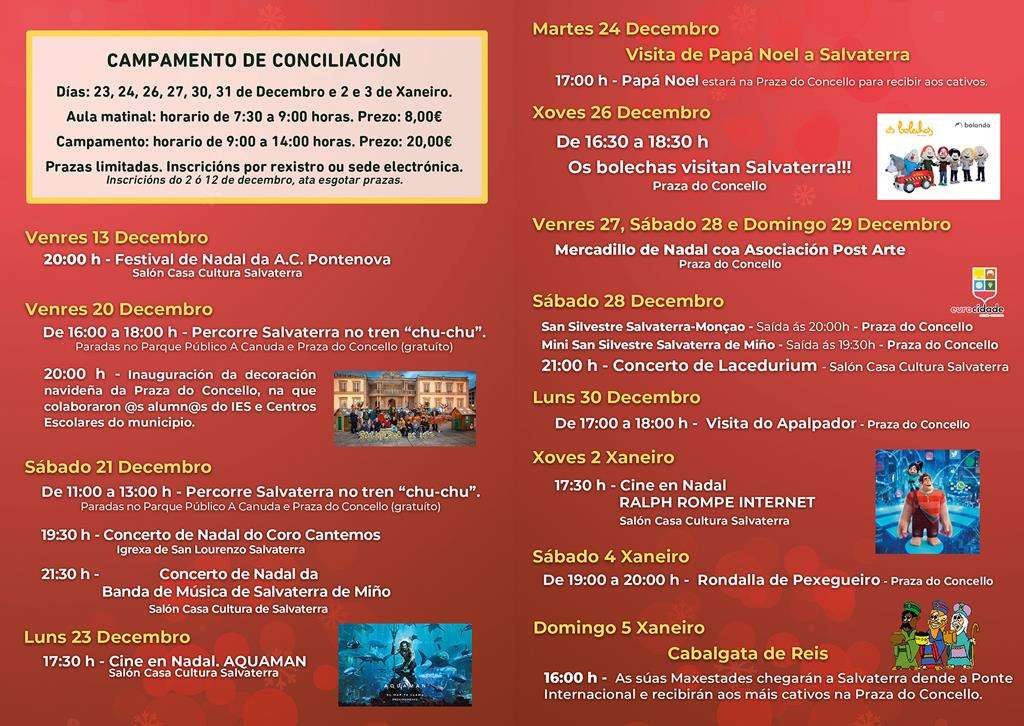 Programa de Nadal - Cabalgata de Reis en Salvaterra do Miño