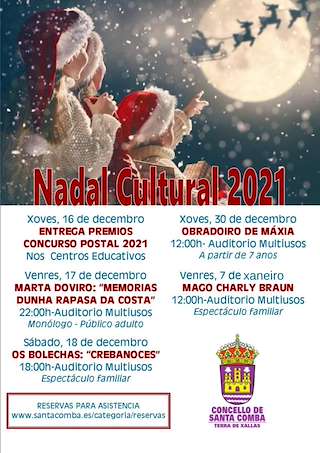 Fechas, información, programa, cartel, imágenes, mapa y ubicación de Programa de Nadal - Cabalgata de Reis  en  Santa Comba