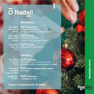 Fechas, información, programa, cartel, imágenes, mapa y ubicación de Programa de Nadal - Cabalgata de Reis  en  Tomiño