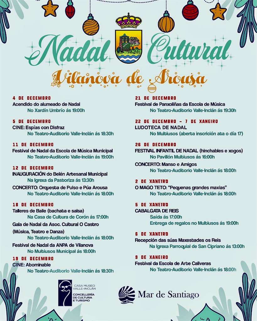 Programa de Nadal - Cabalgata de Reis en Vilanova de Arousa