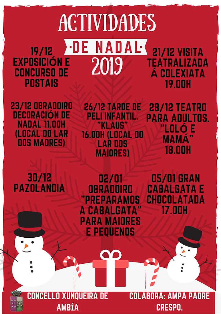 Programa de Nadal - Cabalgata de Reis  en Xunqueira de Ambía