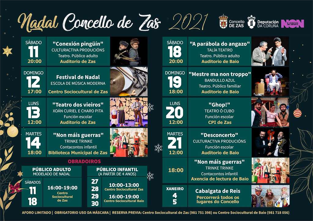 Programa de Nadal - Cabalgata de Reis en Zas