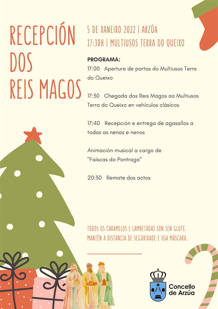 Programa de Nadal - Cabalgata dos Reis Magos en Arzúa