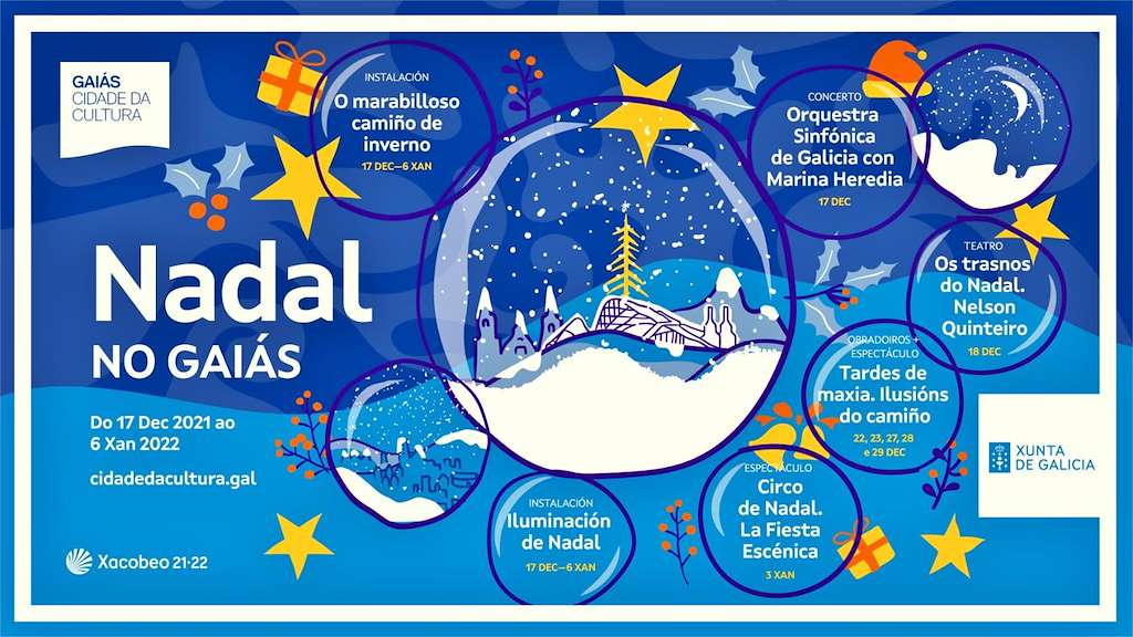 Programa de Nadal do Gaiás en Santiago de Compostela