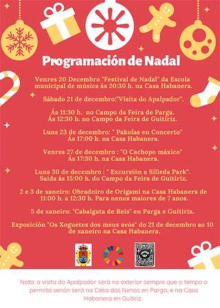 Fechas, información, programa, cartel, imágenes, mapa y ubicación de Programa de Nadal  en  Guitiriz