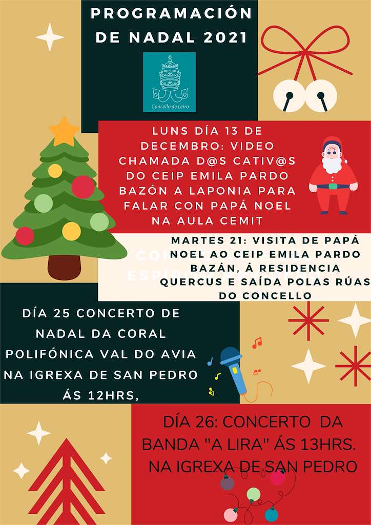 Programa de Nadal en Leiro