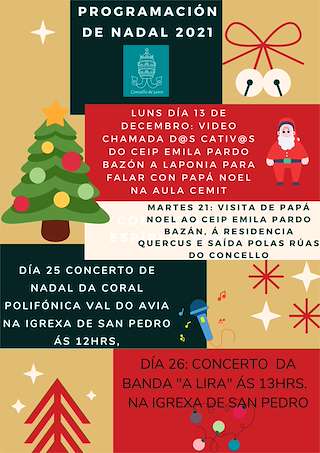Fechas, información, programa, cartel, imágenes, mapa y ubicación de Programa de Nadal  en  Leiro