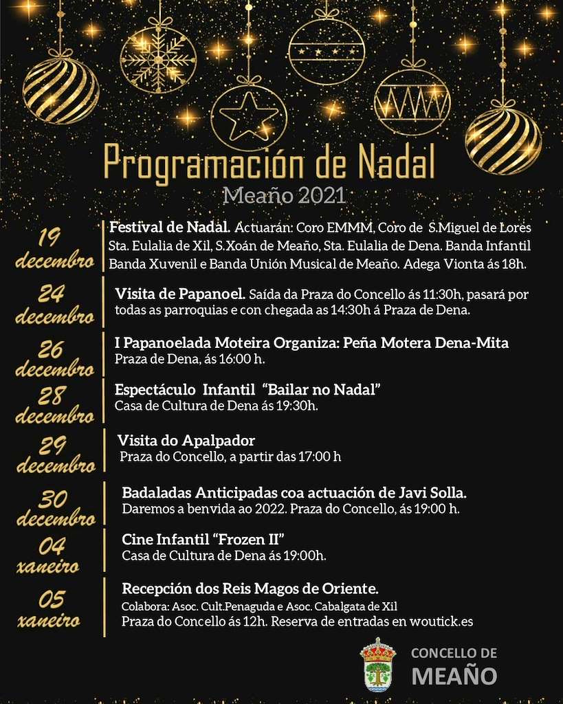 Programa de Nadal - Recepción dos Reis Magos en Meaño