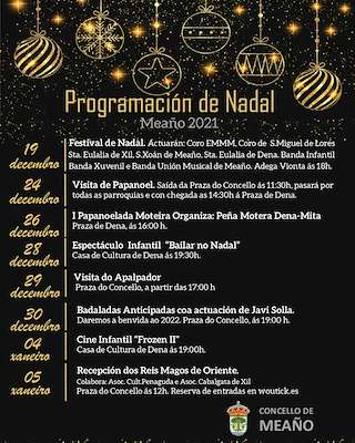 Fechas, información, programa, cartel, imágenes, mapa y ubicación de Programa de Nadal - Recepción dos Reis Magos  en  Meaño