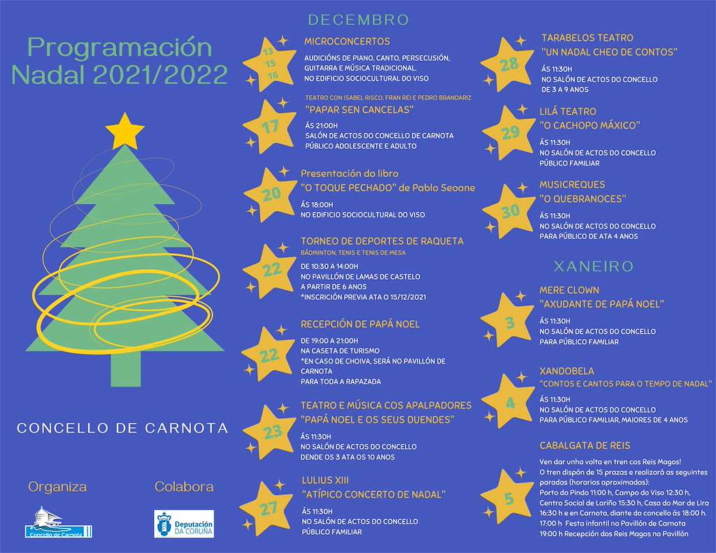 Programa de Nadal - Visita dos Reis Magos en Carnota
