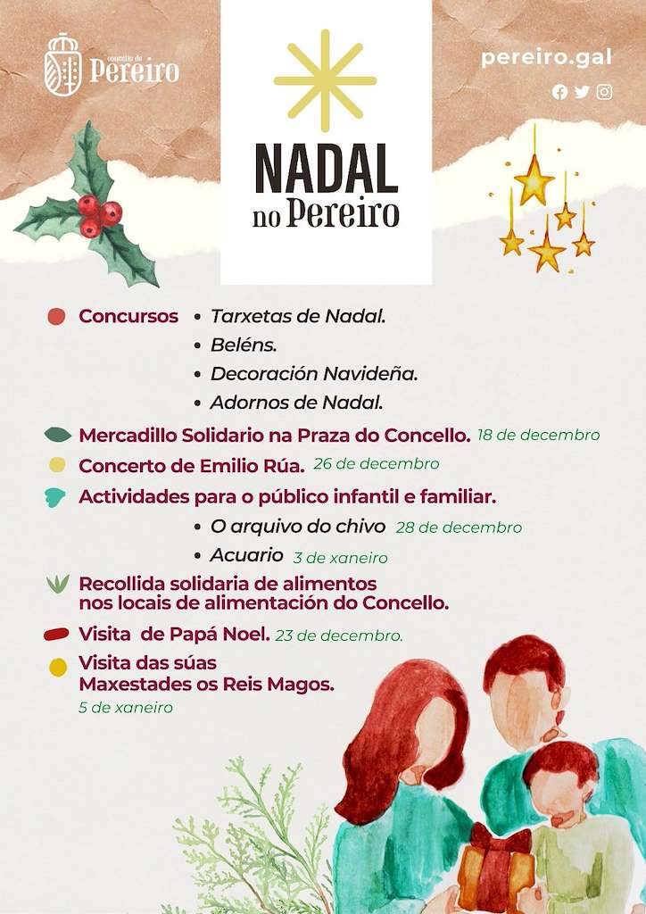 Programa de Nadal - Visita dos Reis Magos en O Pereiro de Aguiar