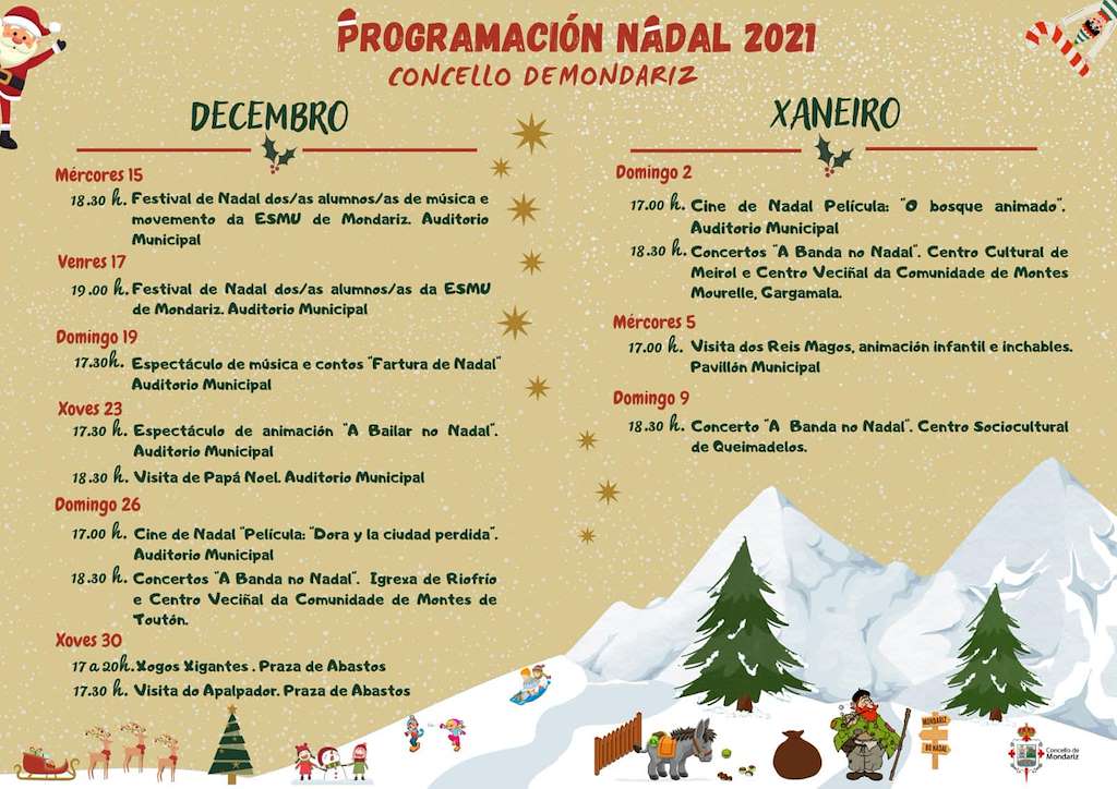 Programa de Nadal - Visita dos Reis en Mondariz