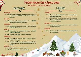 Fechas, información, programa, cartel, imágenes, mapa y ubicación de Programa de Nadal - Visita dos Reis  en  Mondariz
