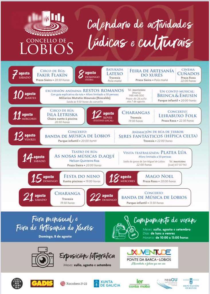 Programación Cultural en Lobios