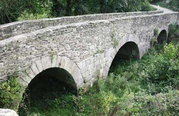 Puente de A Áspera en Sarria