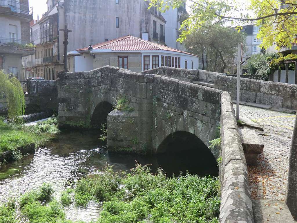 Puente Romano del Río Bermaña en Caldas de Reis